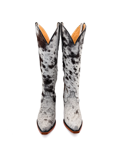 Bota Picuda Pelo de Vaca