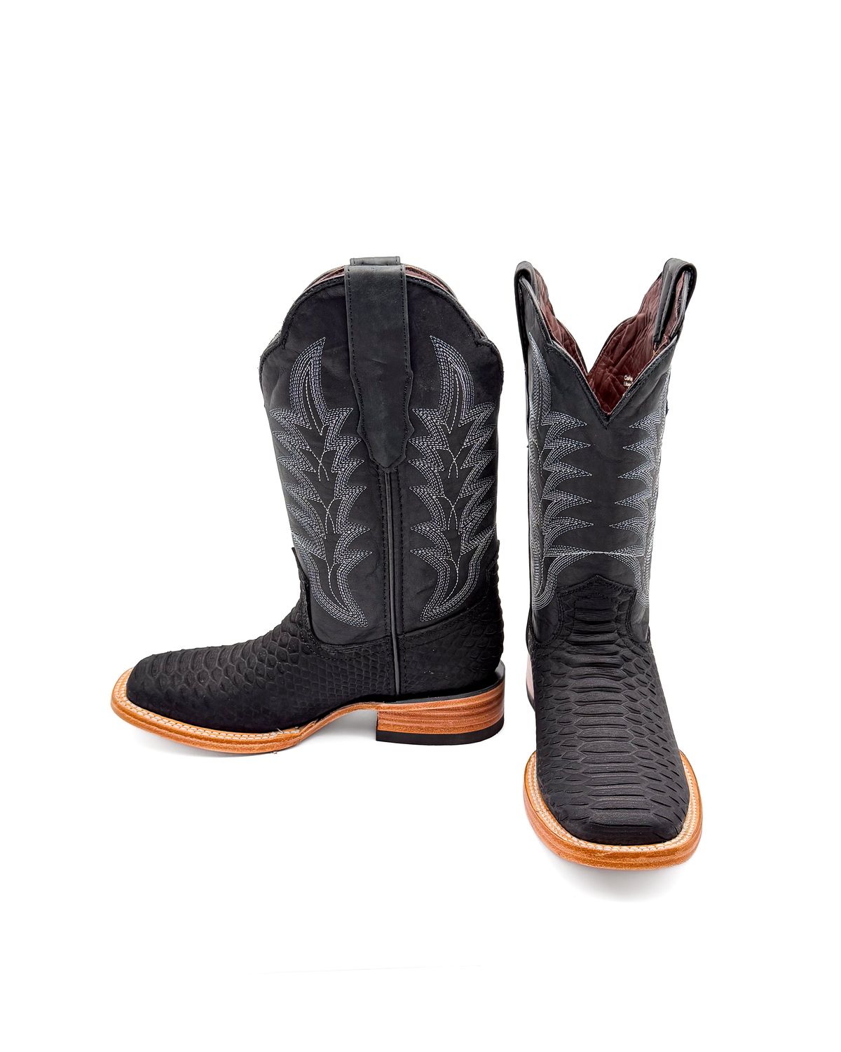 Bota Bulldog Pitón Negro para Joven