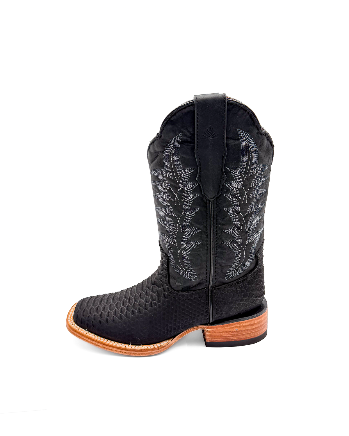 Bota Bulldog Pitón Negro para Joven