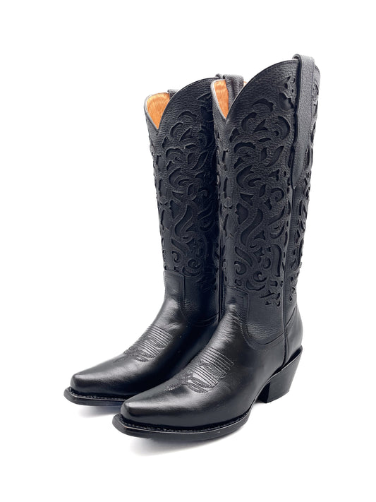 Bota Picuda Grecia Negro