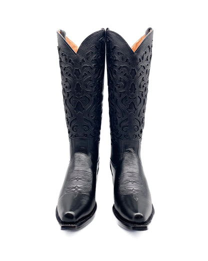 Bota Picuda Grecia Negro
