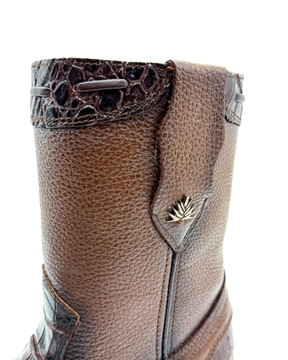 Botín Dubái Exótico Cocodrilo