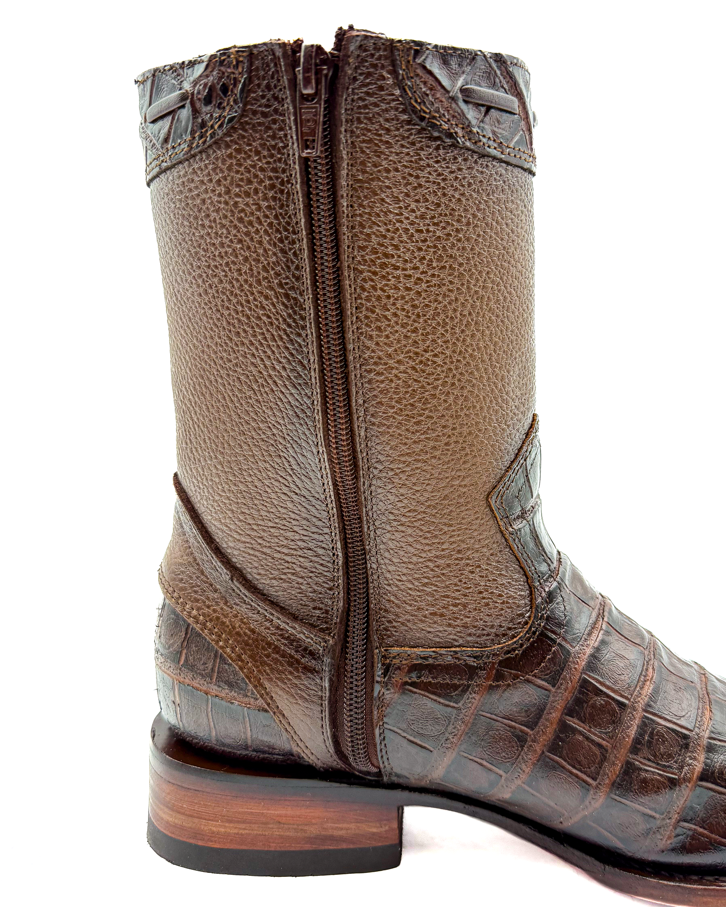 Botín Dubái Exótico Cocodrilo