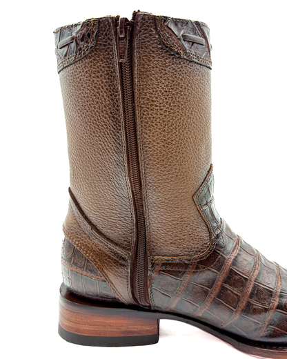 Botín Dubái Exótico Cocodrilo