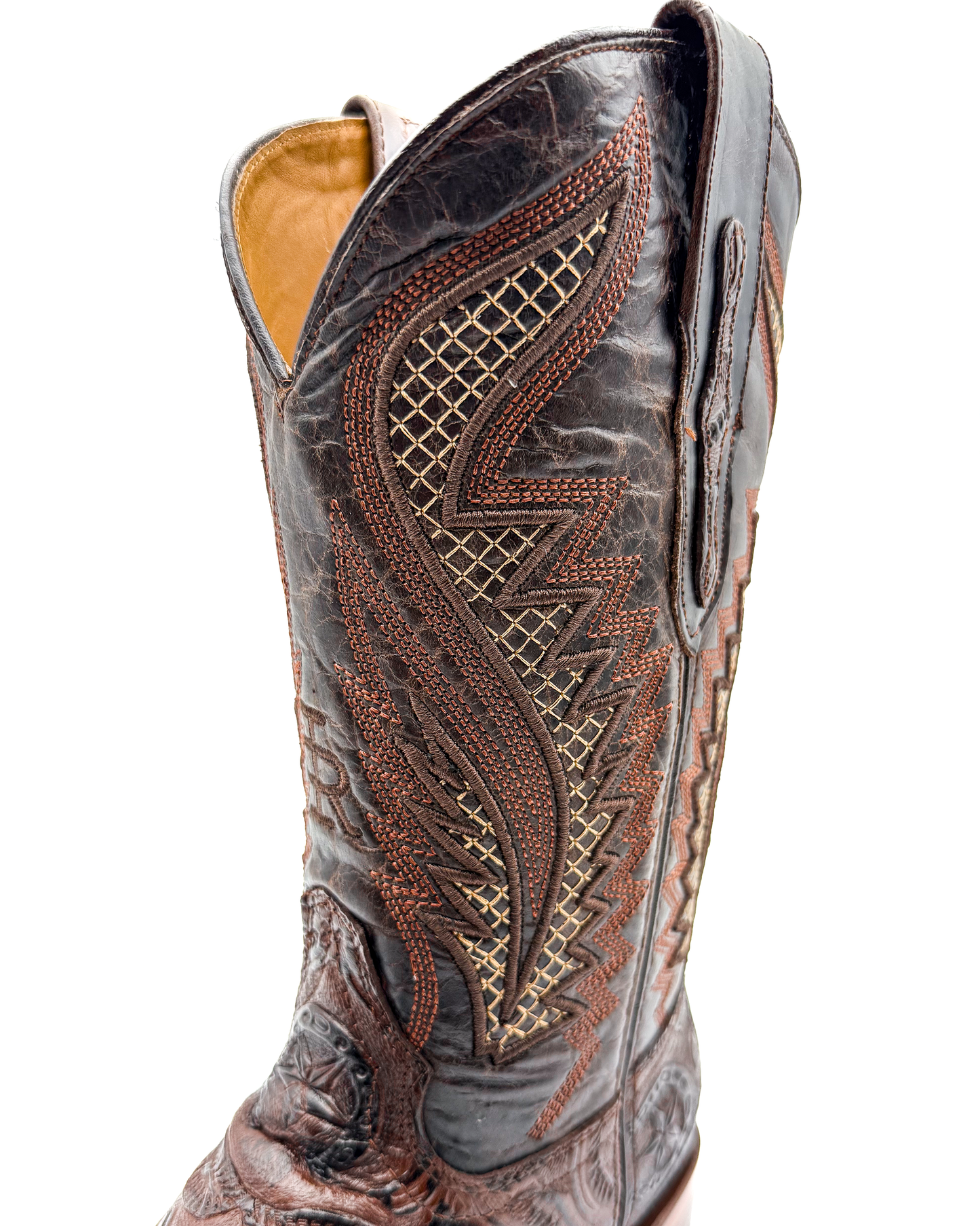 Bota Bulldog Cincelada Café