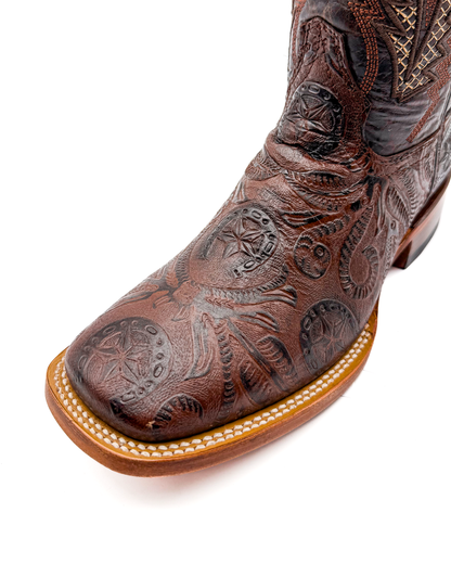 Bota Bulldog Cincelada Café