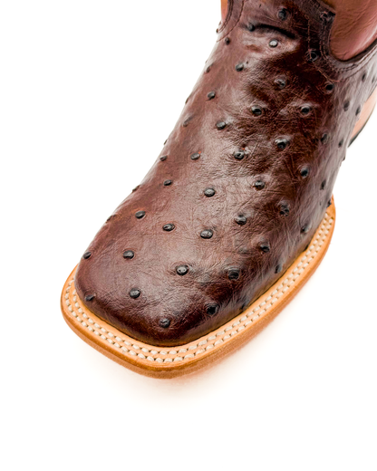 Bota Bulldog Avestruz Chocolate