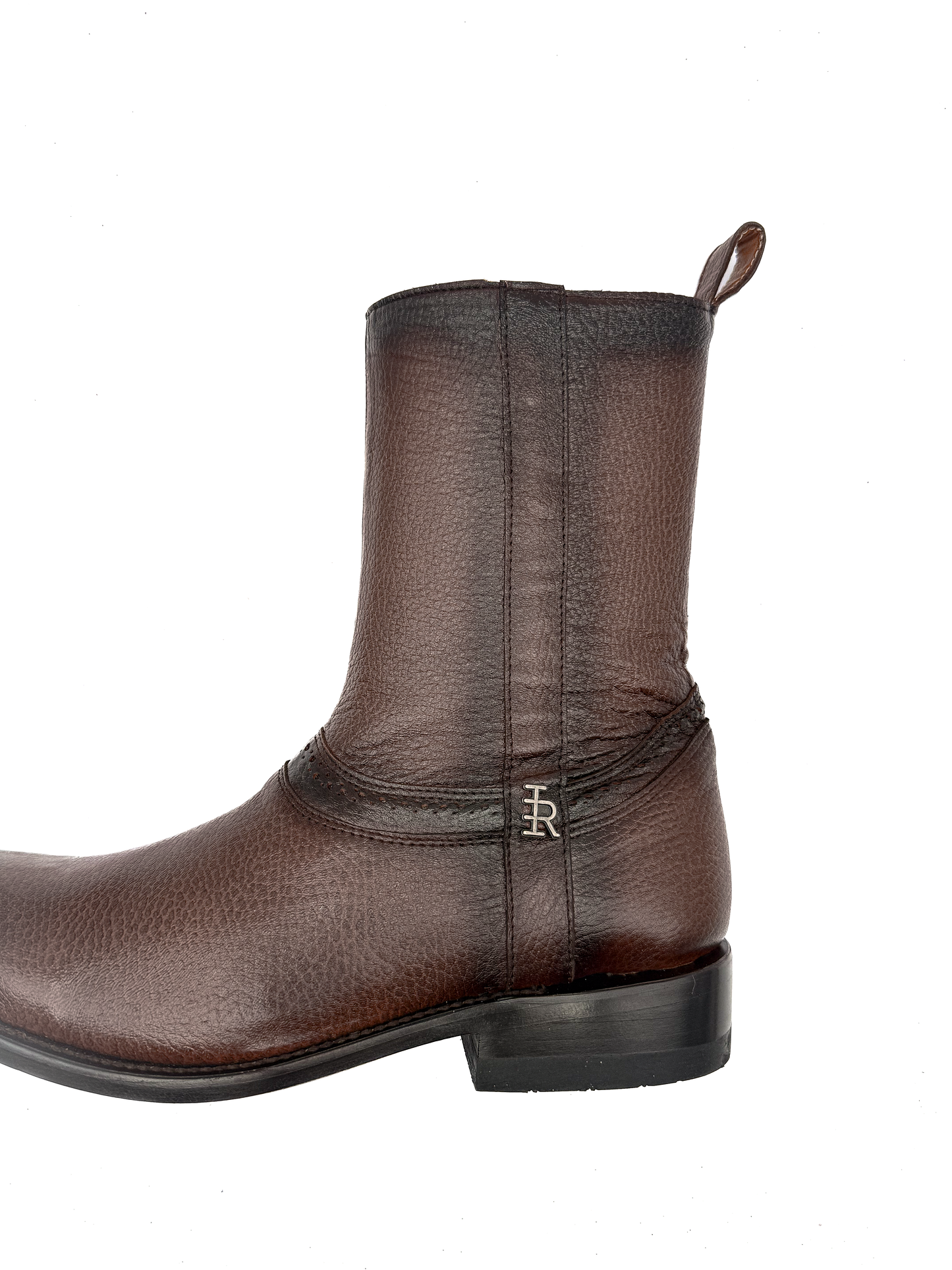 Botín Ander Oval en Piel de Venado