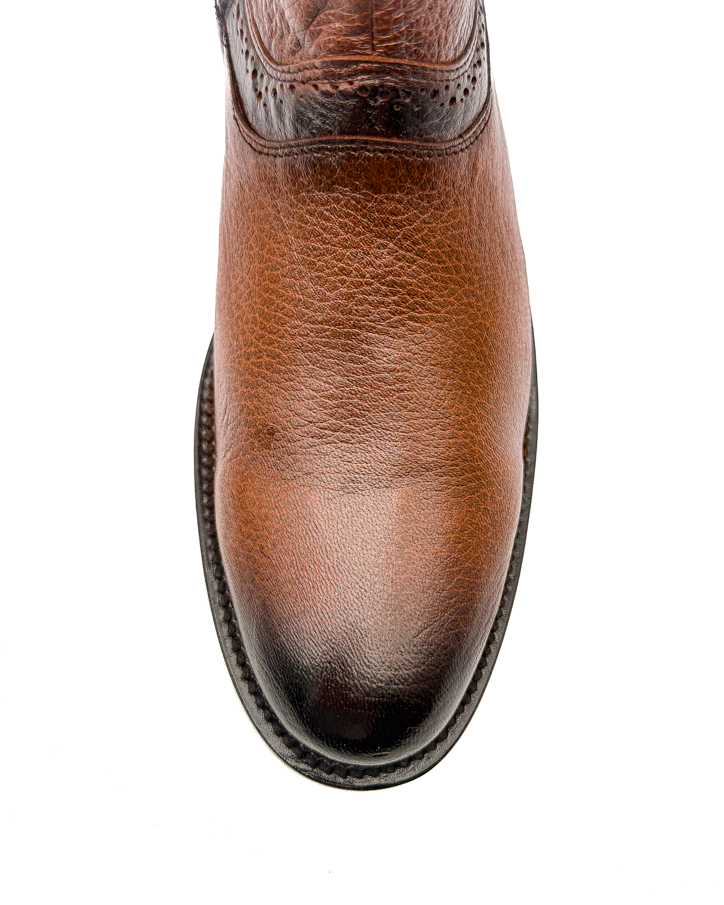 Botín Ander Oval en Piel de Venado
