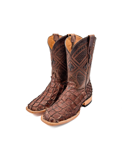 Bota Bulldog En Piel Genuina de Pescado