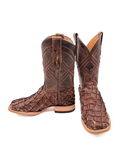 Bota Bulldog En Piel Genuina de Pescado