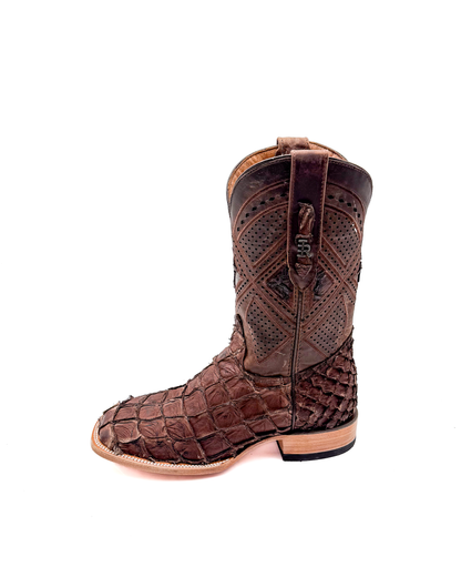 Bota Bulldog En Piel Genuina de Pescado