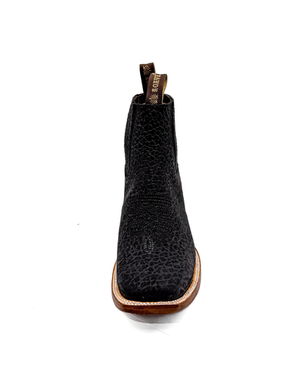 Botín Bulldog Cuello de Toro Negro