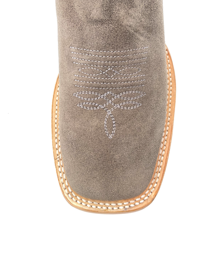Bota Bulldog Gamuza Gris Suela Hule