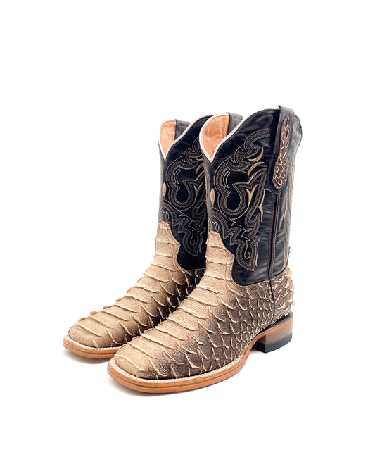 Bota Bulldog Pitón Cafe Sombreado
