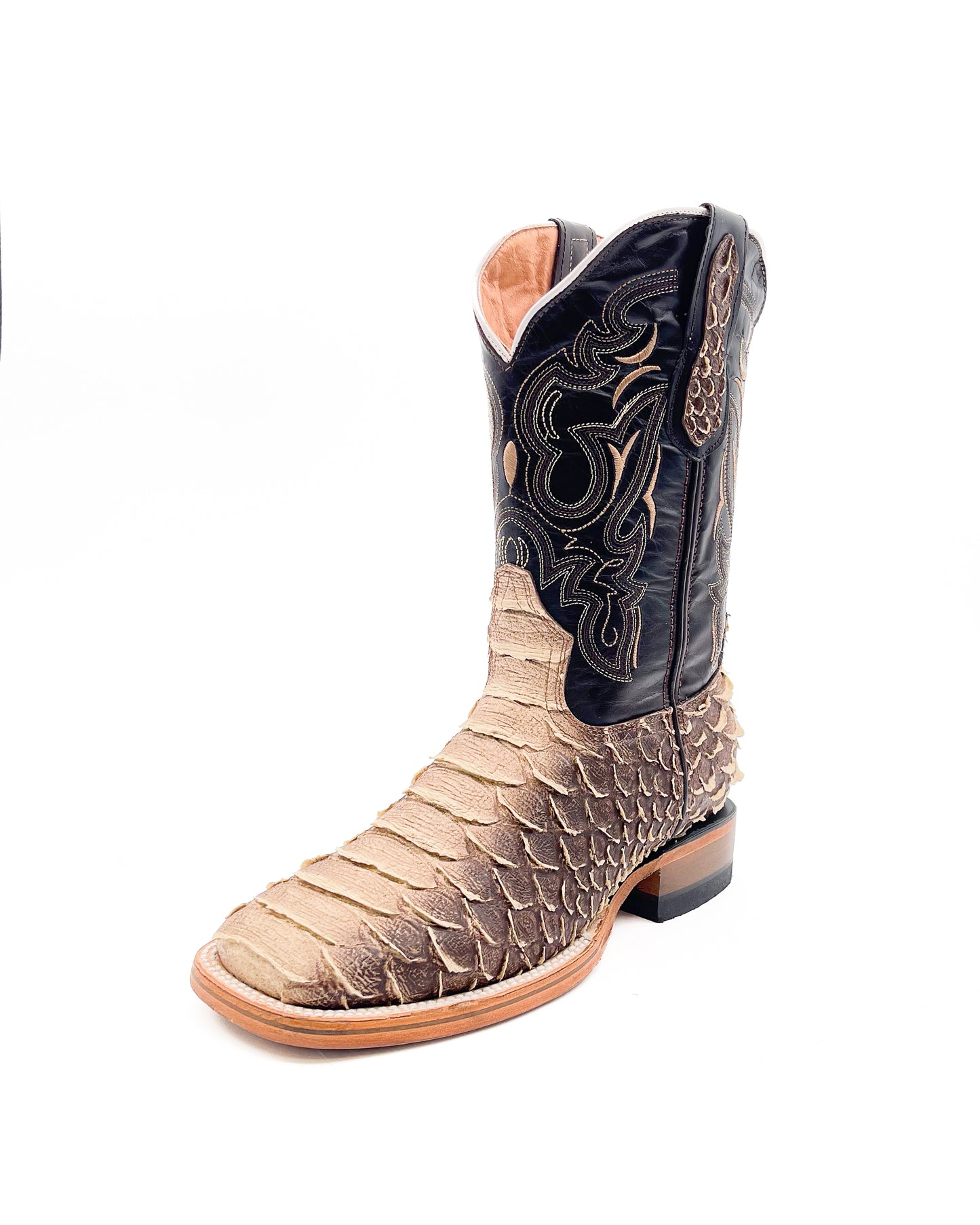 Bota Bulldog Pitón Cafe Sombreado