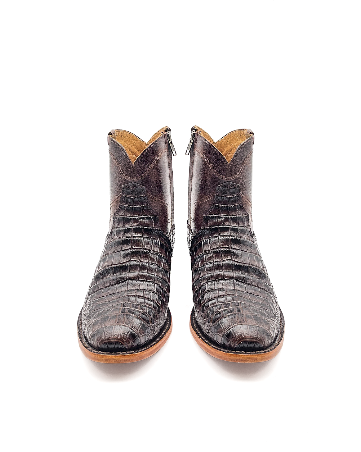 Botín Roper Cocodrilo Café