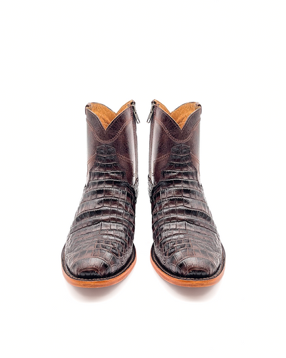 Botín Roper Cocodrilo Café