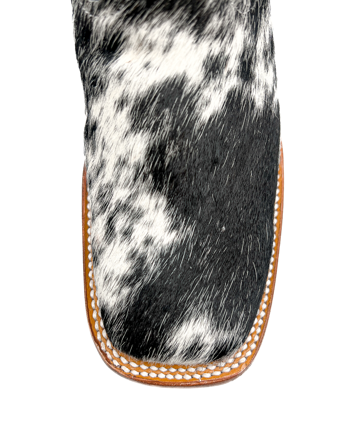 Bota Bulldog Pelo de Vaca Alta con Brillos