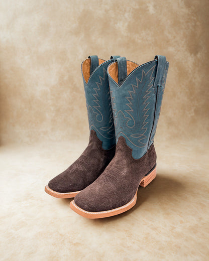 Bota Bulldog Gamuza Café Suela Hule