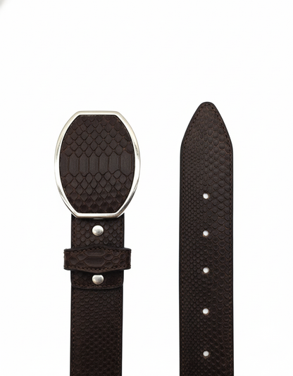 Cinto Exótico en Piel de Pitón