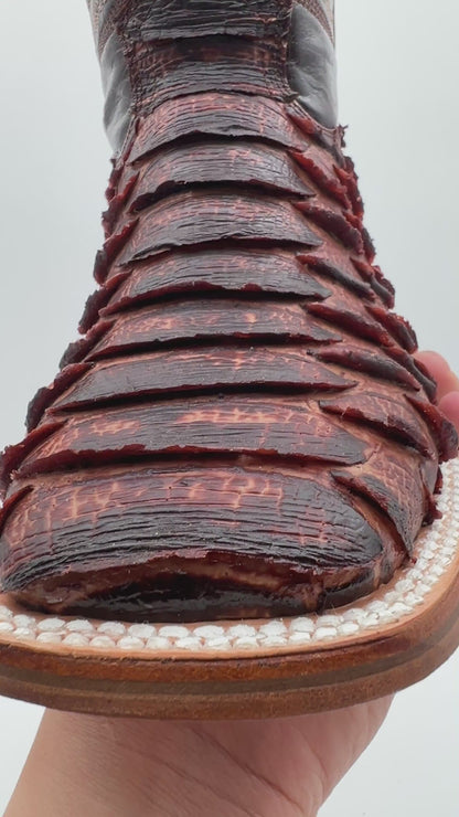 Bota Bulldog Pitón Cognac
