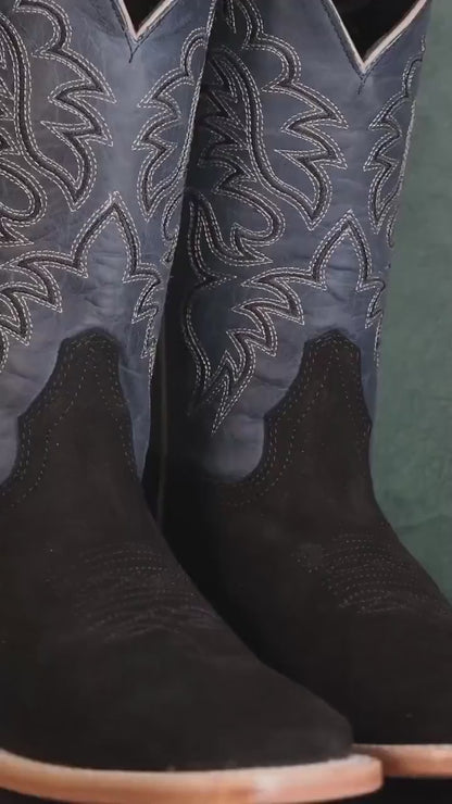 Bota Bulldog Gamuza Negro